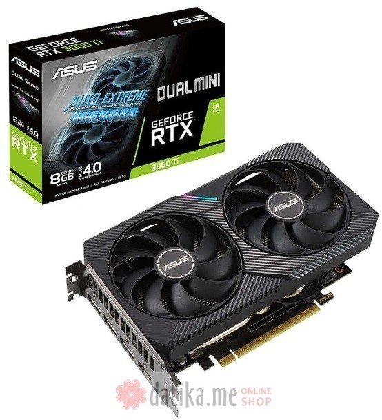 Asus DUAL GeForce RTX 3060 Ti V2 MINI 8GB, DUAL-RTX3060TI-8G-MINI-V2