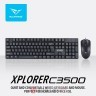Alcatroz XPLORER C3500 Silent, SET: Tastatura + mis XPLORER  в Черногории
