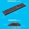Alcatroz XPLORER C3500 Silent, SET: Tastatura + mis XPLORER  в Черногории