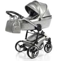 JUNAMA GLITTER KOLICA ZA BEBE SET 2U1