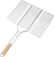 Roštilj rešetka Inox dupla 40,5x30cm Bormann BBQ1017