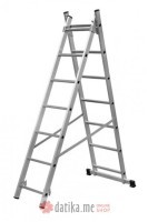 Bormann BHL5130 Merdevine aluminijumske dvodj. 2x7 step. 336cm Profi 