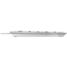Cherry KC-6000 Slim tastatura, bela/srebrna 