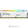 KINGSTON DIMM DDR5 64GB (2x32GB kit) 5200MT/s KF552C36BWEAK2-64 Fury Beast RGB White Expo 