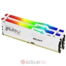 KINGSTON DIMM DDR5 64GB (2x32GB kit) 5200MT/s KF552C36BWEAK2-64 Fury Beast RGB White Expo 