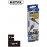 Remax RC-138a USB TIP C Kabl 2.4A 1m beli
