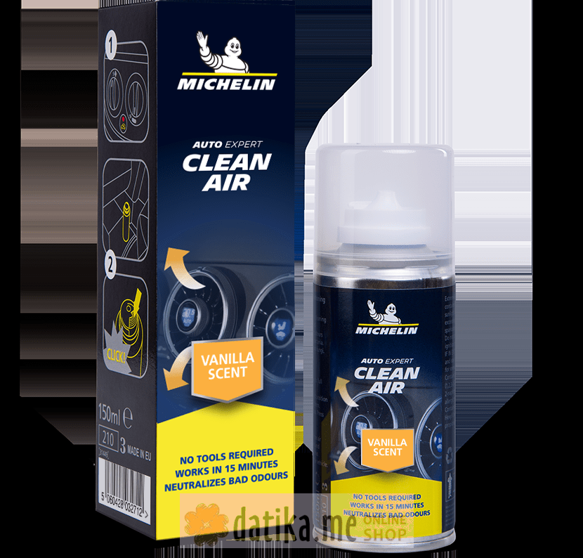 Michelin Sprej za čišćenje auto klima 150ml vanila Michelin