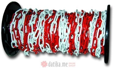 MAURER Lanac za obilježavanje crveno-bijeli 5mm