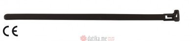 MAURER Vezice plastične crne 7.6x200mm 100/1