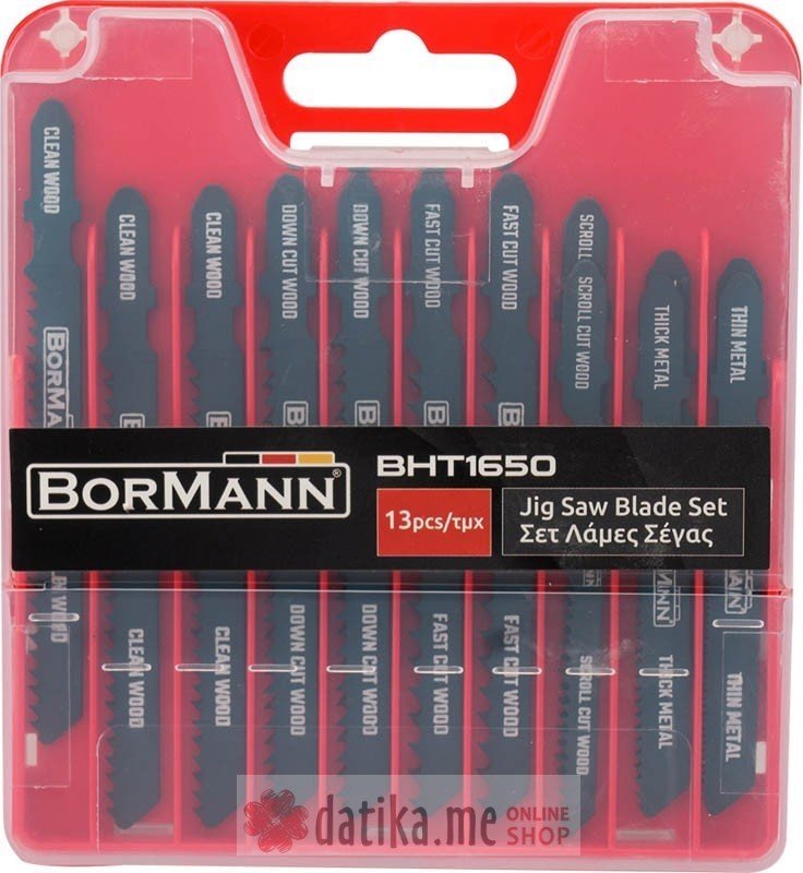 Bormann BHT1650 Listovi ubodne testere za drvo i metal 
