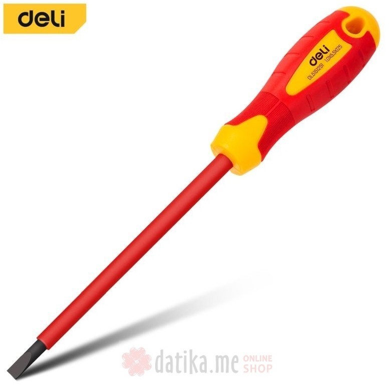 Odvijač VDE ravni DELI 5,5x125mm 