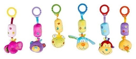 Edco Plišana igračka sa zvoncem 20cm sort Eddy Toys