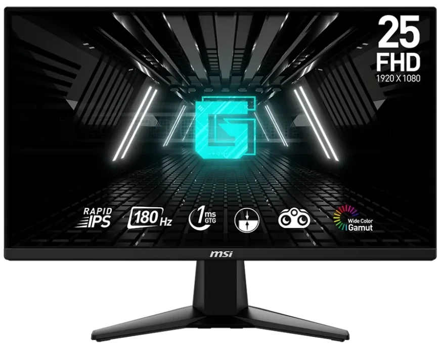 MSI G255F 24.5" Full HD IPS 180Hz Monitor в Черногории