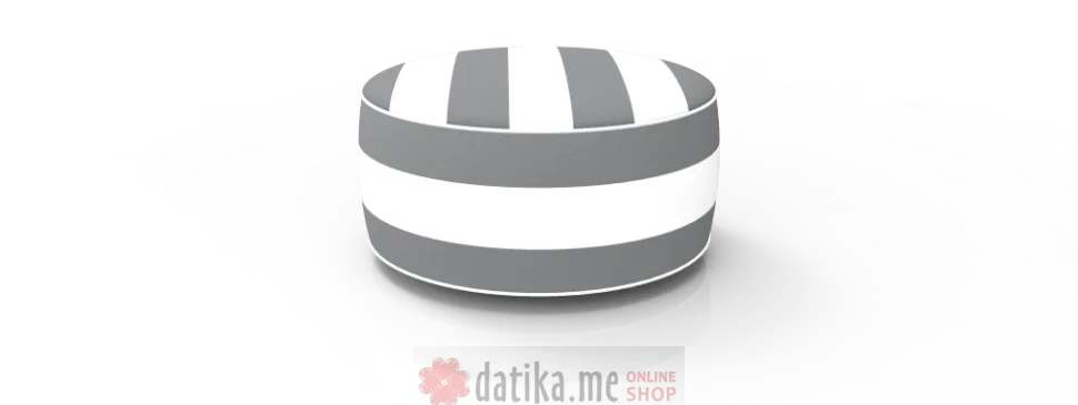 TABURE 80X37CM grey/white