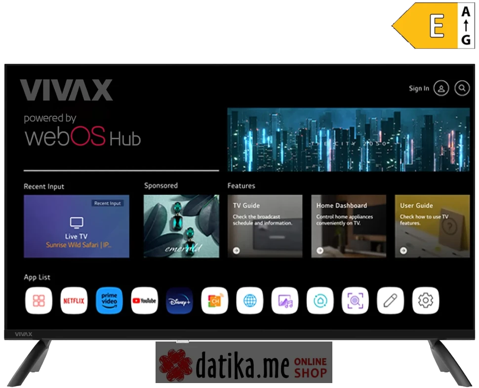 VIVAX TV-32LE110WO LED 32" HD Smart TV