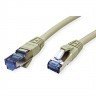 Value cat. 6a, S/FTP, 0.5m, Patch cable, gray 