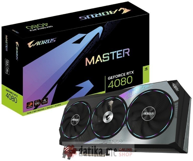 Gigabyte AORUS GeForce RTX 4080 16GB MASTER, GV-N4080AORUS M-16GD