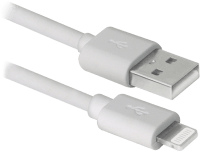 Defender ACH01-03BH USB cable (white)