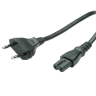 Value Euro Power Cable, 2pin, 1m