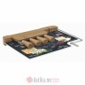 EASY LIFE DASKA ZA POSLUZIVANJE SA STAKLOM 31,5x20cm+4 NOZA WORLD OF CHEESE 