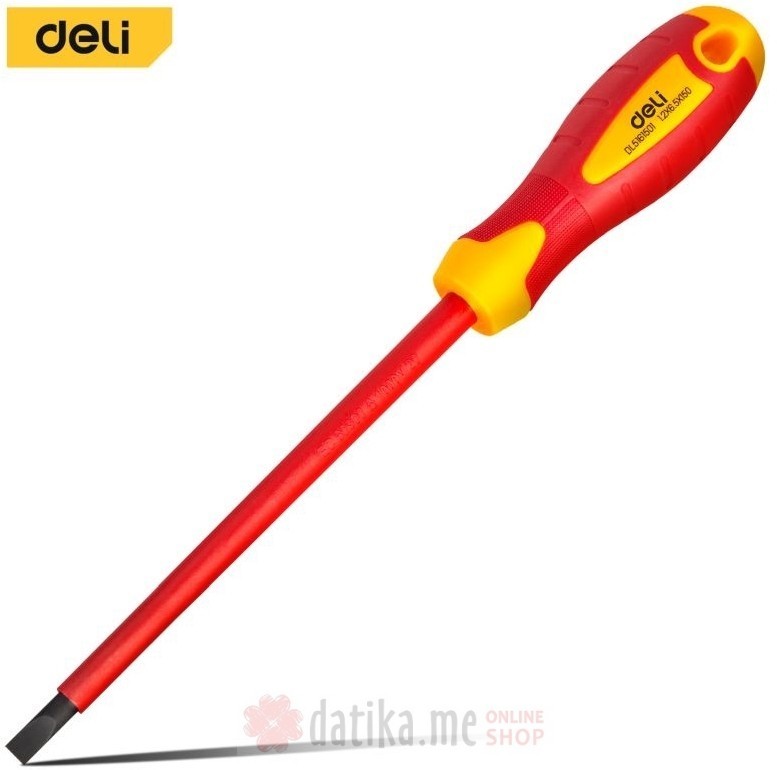 Odvijač VDE ravni DELI 6,5x150mm  в Черногории