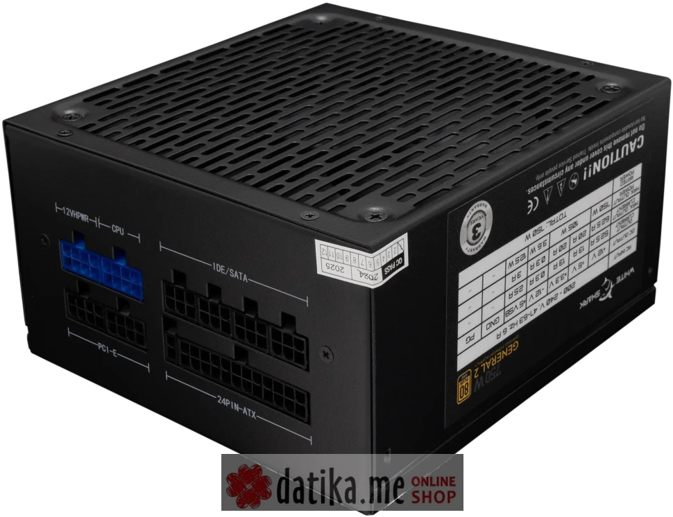 White Shark GENERAL-2 750W 80+ GOLD Full Modular