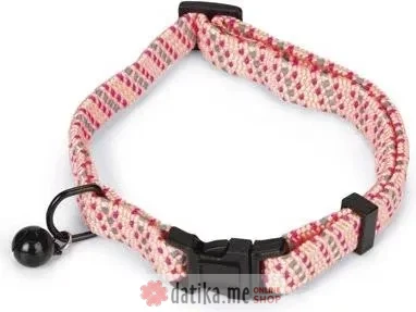 Beeztees OGRLICA ZA MACE NYLON PINK 10X22-33