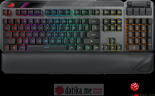 Asus ROG Claymore II gaming mechanical keyboard with ROG RX Optical Mechanical Switches в Черногории