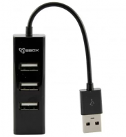 Sbox USB Hub H-204 Black
