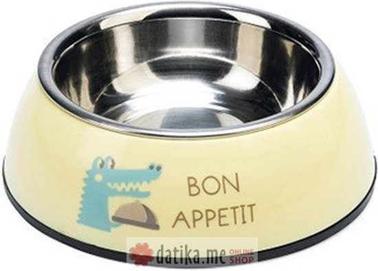 Beeztees POSUDA ZA PSE METALNA BON APETIT 160ML