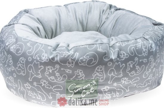 Karlie LEZALJKA ZA MACE SIMONS GREY 55X55X18CM.