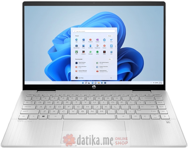 Ноутбук HP Pavilion x360 14-ek1003nm Intel Core i7-1355U/16GB/512GB SSD/Intel Iris Xe/14" FHD IPS Touch, 8D6Q9EA в Черногории