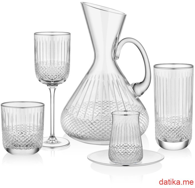 Glore DRINKWARE SET 61 PCS ELEGANT PLATIN