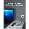 Swissten USB-C HUB 7-IN-1 (USB-C 100W, HDMI 4K, 1x USB-A 3.0, 2x USB-A 2.0, SD, MICRO SD) ALUMINIUM в Черногории