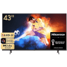 Hisense 43E7HQ QLED 43", 4K UHD, HDR10+, Smart TV 