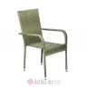 Green bay stolica od ratana - siva 56 × 65 × 94 cm
