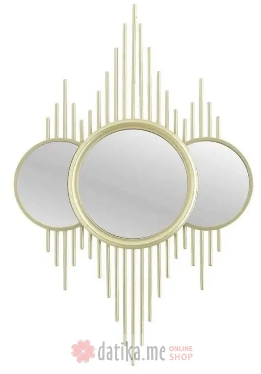 INART ZIDNO OGLEDALO CHAMPAGNE 50Χ3Χ75cm 
