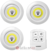 MAURER Lampe za garderobu 3kom i daljinski upravljač