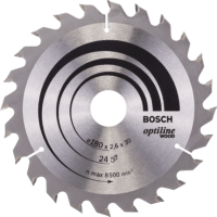Bosch List kruzne testere za drvo Optiline 180x30/20x2.6mm 24z