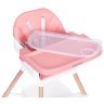 ECOTOYS Hranilica za bebe 2u1 pink 