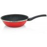 Metalac duboki tiganj crveni GRANIT INDUCTION 26cm