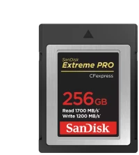 SanDisk Extreme Pro CFexpress Card Type B - 256GB up to 1700MB/s