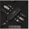 Swissten USB-C HUB 8-IN-1 (USB-C 100W, HDMI 4K, LAN RJ45, 2x USB-A, 1x USB-C 5GBps, SD, MICRO SD) ALUMINIUM в Черногории