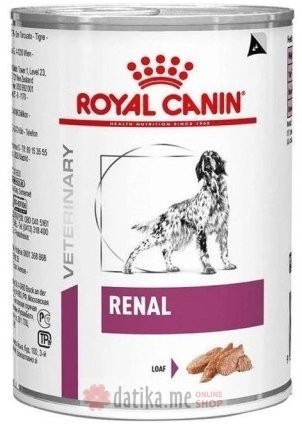 Royal Canin Renal Dog Konzerva 410g  в Черногории