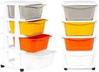 ModernHome Organizer za skladištenje sa 4 fioke