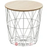 INART STO META/WOODEN GREY/NATURAL Φ40Χ40
