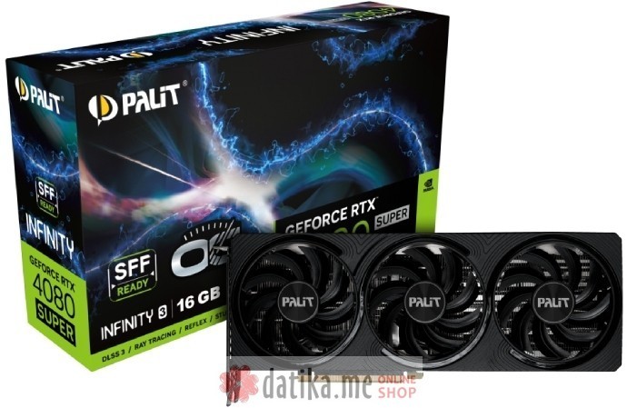 PALIT nVidia GeForce RTX 4080 SUPER 16GB 256bit, RTX 4080 SUPER Infinity 3