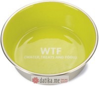 Beeztees POSUDA ZA PSE METALNA WTF GREEN 1900ML