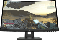 HP X24c 23.6" Full HD VA 144Hz Curved Gaming Monitor, 9FM22AA