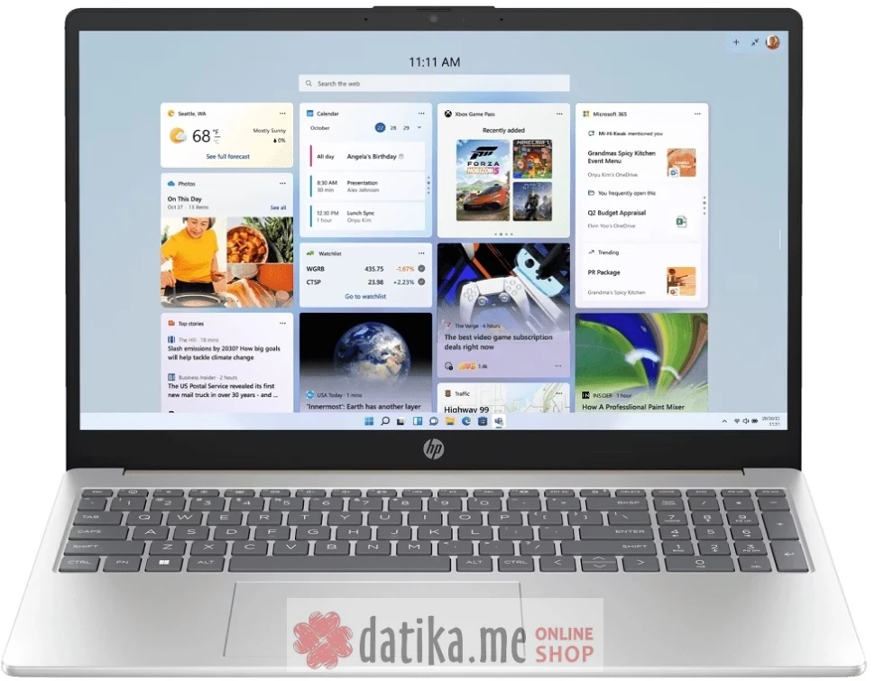 HP 15-fd0041nm Intel Core i3-N305/8GB/512GB SSD/Integrisana Intel UHD/15.6" Full HD/Zlatni poklopac